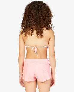 Hot Sale ❤️ Billabong 👧 Girls' Mini Mystic Boardshorts CORAL PINK 🎉 -Girls Sales Store abgbs00122 billabongw cak bck1 1