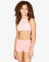 Hot Sale ❤️ Billabong 👧 Girls' Mini Mystic Boardshorts CORAL PINK 🎉