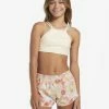 Best deal ❤️ Billabong Girl's 4-16 Sunbeams Forever Boardshorts MULTI 🌟 -Girls Sales Store abgbs00127 billabongw mul frt1