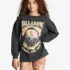Brand new 🔔 Billabong 👧 Girls' Making Waves Crewneck Sweatshirt MEDIUM VINTAGE 🥰