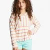 Cheap ⭐ Billabong Girl's 4-16 Baja Mini Sweatshirt HAPPY PINK 👏 -Girls Sales Store abgft00165 billabongw met0 frt1