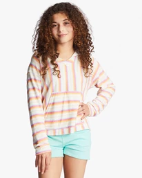 Cheap ⭐ Billabong Girl's 4-16 Baja Mini Sweatshirt HAPPY PINK 👏