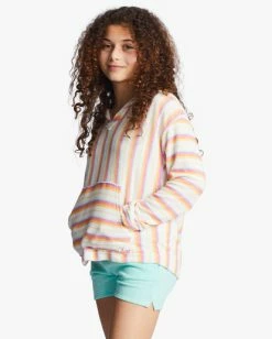 Cheap ⭐ Billabong Girl's 4-16 Baja Mini Sweatshirt HAPPY PINK 👏 -Girls Sales Store abgft00165 billabongw met0 sd1 1
