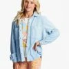 Best reviews of 🎉 Billabong Girl's 4-16 Dreamy Colors Overshirt SONGBIRD BLUE 😉 -Girls Sales Store abgft00168 billabongw bft0 frt1