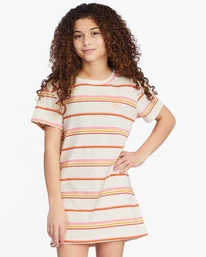 Discount 🤩 Billabong 👧 Girls' Keep It Beachy T-Shirt 👗 Dress OFF BLACK 1 💯