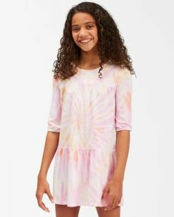 Coupon ⭐ Billabong 👧 Girls' Beach Trip Tie-Dye 👗 Dress MULTI ⌛ -Girls Sales Store abgkd00128 billabongw mul frt1 1