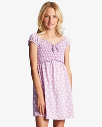 Promo 😀 Billabong Girl's 4-16 Girly Tropics 👗 Dress LILAC DREAM 🎁