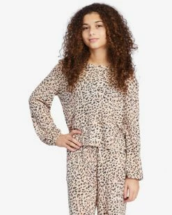 Buy 𧨠Billabong π§ Girls' Happy Henley Long Sleeve Top ANIMAL π 10 Buy 𧨠Billabong π§ Girls' Happy Henley Long Sleeve Top ANIMAL π -Girls Sales Store abgkt00156 billabongw ani frt1 1