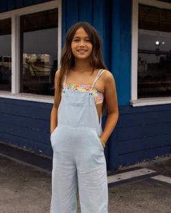Best Sale ✨ Billabong 👧 Girls' Wild Lengths Jr Overalls OFF BLACK 🧨 -Girls Sales Store abgnp00114 billabongl bfw0 frt2 1