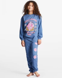 Brand new ๐ Billabong ๐ง Girls' Making Waves High-Waist Sweatpants MEDIUM VINTAGE โจ