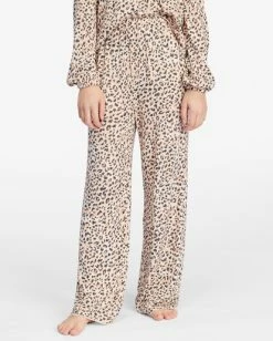 Budget ⌛ Billabong 👧 Girls' Wide Eyes Knit Pants ANIMAL 🤩 -Girls Sales Store abgnp00124 billabongw ani dtl1 1