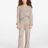 Budget ⌛ Billabong 👧 Girls' Wide Eyes Knit Pants ANIMAL 🤩 -Girls Sales Store abgnp00124 billabongw ani frt1