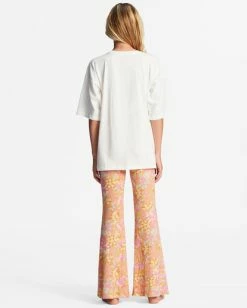 Cheap 💯 Billabong 👧 Girls' Tell Me Cozy High-Waisted Flare Pants SWEET CHOCOLATE 😍 -Girls Sales Store abgnp00126 billabongw mdd0 bck1 1