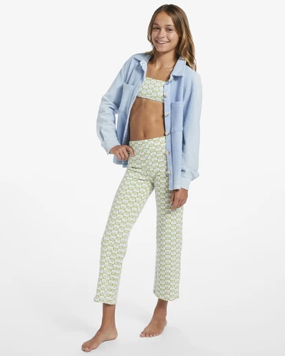 Hot Sale π Billabong Girl's 4-16 Straight Up High Waist Cropped Pants MOSS MEADOW π 8 Hot Sale π Billabong Girl's 4-16 Straight Up High Waist Cropped Pants MOSS MEADOW π - Image 6