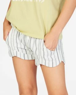 Promo 👏 Billabong Mad For You Elastic Waist Shorts BAYOU BLUE 🛒 -Girls Sales Store abgns00103 billabongw sc2 dtl1 1