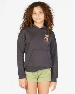 Flash Sale 🛒 Billabong Dream On Graphic Hoodie OFF BLACK ❤️ -Girls Sales Store abgsf00142 billabongw ofb frt1 1