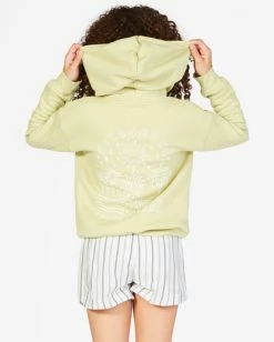 Wholesale ❤️ Billabong Magic Maker Graphic Hoodie KIWI ❤️ -Girls Sales Store abgsf00143 billabongw tmf0 bck1 1