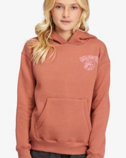 New 🎉 Billabong 👧 Girls' Kiss The Moon Graphic Hoodie SWEET CHOCOLATE ⌛ -Girls Sales Store abgsf00153 billabongw cnn0 dtl1 1