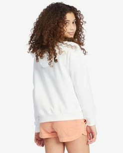 Coupon 🔥 Billabong 👧 Girls' Smile At The Sun Graphic Hoodie SALT CRYSTAL 😀 -Girls Sales Store abgsf00154 billabongw scs bck1 1