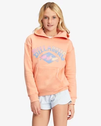 Promo 🎁 Billabong 👧 Girls' Aloha Forever Graphic Hoodie CANYON SUNSET 🤩