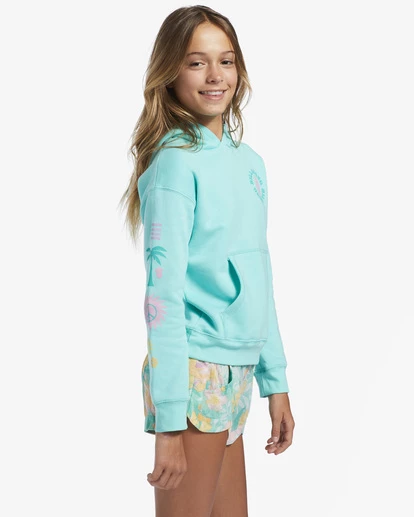 Best deal π Billabong Girl's 4-16 Paradise Is Here Hoodie LIGHT LAGOON π 7 Best deal π Billabong Girl's 4-16 Paradise Is Here Hoodie LIGHT LAGOON π - Image 5