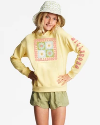 Best Pirce 🤩 Billabong Girl's 4-16 Forget Me Not Hoodie FRESH SQUEEZED ⌛