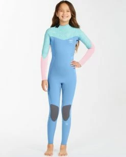 Best deal 🎉 Billabong 👧 Girls' 3/2 Synergy Back Zip Full Wetsuit SURFSIDE 😍 -Girls Sales Store abgw100106 billabongw ssd frt1 1
