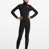 Wholesale 🔔 Billabong 👧 Girls' 5/4 Synergy Chest Zip Hooded Full Wetsuit WILD BLACK 🥰 -Girls Sales Store abgw200100 billabongw kyh6 frt1