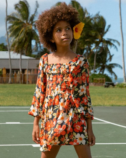 Best Sale π₯° Billabong π§ Girls' Fall Is Here Long Sleeve Mini π Dress BLACK MULTI π 8 Best Sale π₯° Billabong π§ Girls' Fall Is Here Long Sleeve Mini π Dress BLACK MULTI π - Image 6