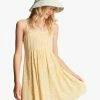 Buy ✨ Billabong Girl's 4-16 Sunshine Heart Mini 👗 Dress GOLDEN PEACH 🛒 -Girls Sales Store abgwd00128 billabongw ygf0 frt1