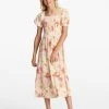 Top 10 🛒 Billabong Girl's 4-16 Spring Fling Midi 👗 Dress PINK WINK 😍 -Girls Sales Store abgwd00129 billabongw mfk0 frt1