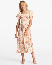 Top 10 🛒 Billabong Girl's 4-16 Spring Fling Midi 👗 Dress PINK WINK 😍