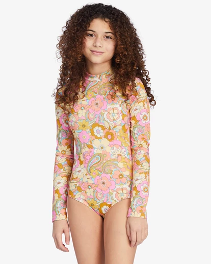 Budget ๐ Billabong ๐ง Girls' Ain't She A Beaut Long Sleeve UPF 50 ๐ฉฑ Swimsuit MULTI ๐ 7 Budget ๐ Billabong ๐ง Girls' Ain't She A Beaut Long Sleeve UPF 50 ๐ฉฑ Swimsuit MULTI ๐ - Image 5