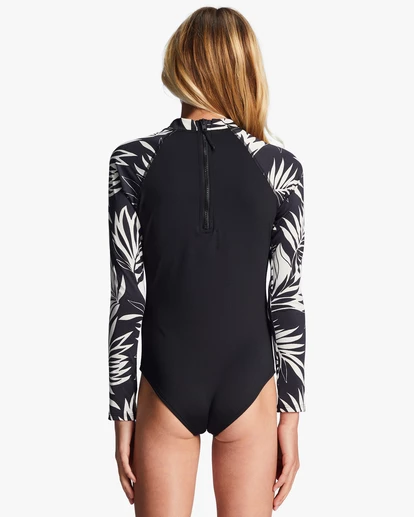 Outlet β Billabong Girl's 4-16 Core UPF 50 Long Sleeve One-Piece π©± Swimsuit BLACK PEBBLE π 9 Outlet β Billabong Girl's 4-16 Core UPF 50 Long Sleeve One-Piece π©± Swimsuit BLACK PEBBLE π - Image 7
