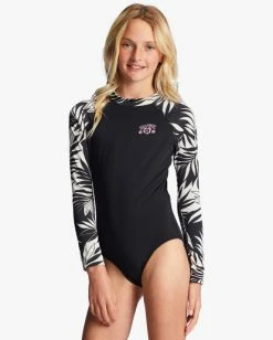 Outlet β Billabong Girl's 4-16 Core UPF 50 Long Sleeve One-Piece π©± Swimsuit BLACK PEBBLE π 17 Outlet β Billabong Girl's 4-16 Core UPF 50 Long Sleeve One-Piece π©± Swimsuit BLACK PEBBLE π -Girls Sales Store abgwr00162 billabongw bpb sd1 1