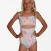 Deals 👍 Billabong 👧 Girls' Brighter Days One-Piece 🩱 Swimsuit MULTI 💯 -Girls Sales Store abgx100125 billabongw mul frt1