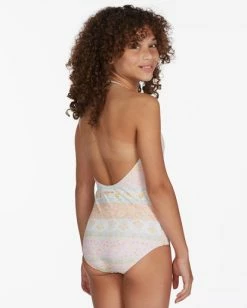 Best reviews of 😉 Billabong 👧 Girls' Layered With Love One-Piece Swim MULTI 🥰 -Girls Sales Store abgx100127 billabongw mul bck1 1