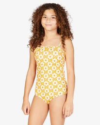 Cheapest 😉 Billabong 👧 Girls' Cant Wait One-Piece 🩱 Swimsuit MULTI 🎉