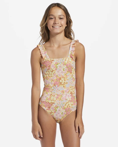 Hot Sale π Billabong Girl's 4-16 Spring Daydream One-Piece π©± Swimsuit GOLDEN PEACH β€οΈ 6 Hot Sale π Billabong Girl's 4-16 Spring Daydream One-Piece π©± Swimsuit GOLDEN PEACH β€οΈ - Image 4
