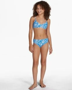 Brand new 🔔 Billabong 👧 Girls' Ready For Fun Trilet 👙 Bikini Set CLASSIC BLUE 👍 -Girls Sales Store abgx200207 billabongw csb frt9 1