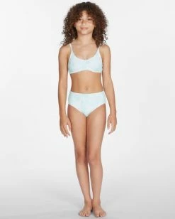 Cheap ❤️ Billabong 👧 Girls' ☀️ Summer Love Trilet 👙 Bikini Set MINT CHIP 😍 -Girls Sales Store abgx200211 billabongw gdc0 frt9 1