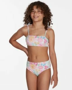 Cheapest 🧨 Billabong 👧 Girls' Brighter Days Strappy Tank 👙 Bikini Set MULTI 😀 -Girls Sales Store abgx200219 billabongw mul frt1 1