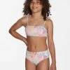 Cheapest 🧨 Billabong 👧 Girls' Brighter Days Strappy Tank 👙 Bikini Set MULTI 😀 -Girls Sales Store abgx200219 billabongw mul frt1