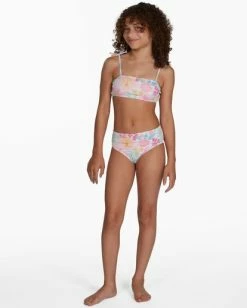 Cheapest 🧨 Billabong 👧 Girls' Brighter Days Strappy Tank 👙 Bikini Set MULTI 😀 -Girls Sales Store abgx200219 billabongw mul frt9 1