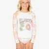 Promo ⭐ Billabong 👧 Girls' Good On Ya Long Sleeve Rashguard 👙 Bikini Set MULTI ⭐ -Girls Sales Store abgx200235 billabongw mul frt1
