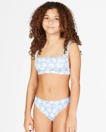 Girls Sales Store 49 Top 10 👏 Billabong 👧 Girls' Feelin Sweet Tank 👙 Bikini Set BAYOU BLUE 🛒