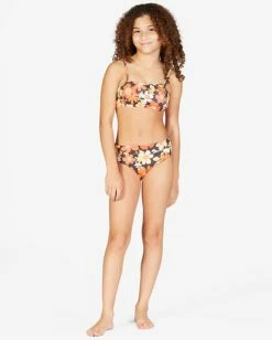 New 🎁 Billabong 👧 Girls' Wildflower Tank Reversible 👙 Bikini Set MULTI 😉 -Girls Sales Store abgx200246 billabongw mul frt9 1