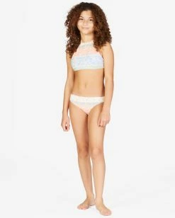 Hot Sale 🧨 Billabong 👧 Girls' Mini Mystic High Neck Reversible 👙 Bikini Set MULTI ⌛ -Girls Sales Store abgx200247 billabongw mul frt9 1