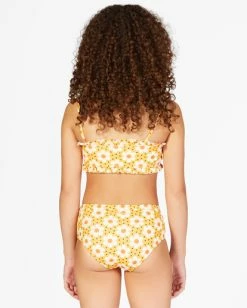 Buy 🔥 Billabong 👧 Girls' Cant Wait Bandeau 👙 Bikini Set MULTI ⌛ -Girls Sales Store abgx200249 billabongw mul bck1 1