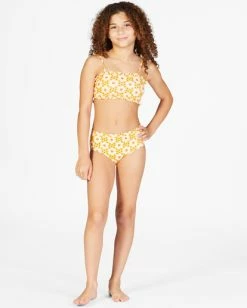 Buy 🔥 Billabong 👧 Girls' Cant Wait Bandeau 👙 Bikini Set MULTI ⌛ -Girls Sales Store abgx200249 billabongw mul frt9 1